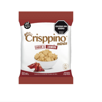 GALLETITAS CRISPPINO SABOR JAMON 50G