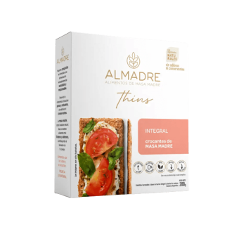 THINS DE MASA MADRE INTEGRAL "ALMADRE" 200G