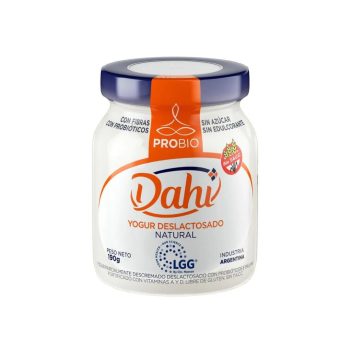 Yogur Deslactosado Dahi Natural Probio x190g