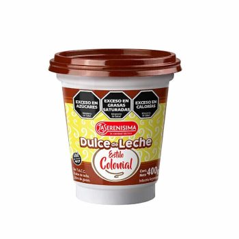 DULCE DE LECHE "LA SERENISIMA" ESTILO COLONIAL 400GR