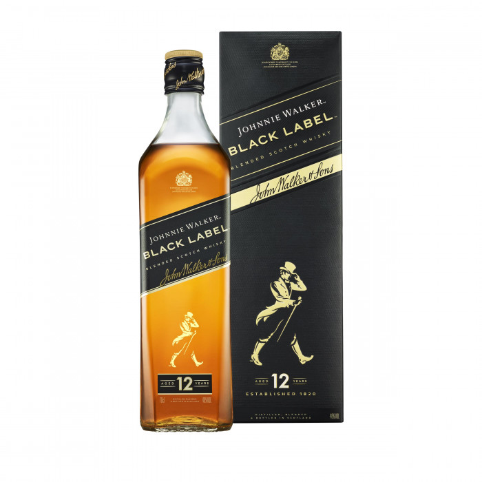 JOHNNIE WALKER BLACK LABEL CAJA