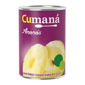 ANANA EN RODAJAS 836GR - CUMANA