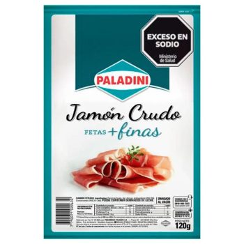 JAMON CRUDO FETAS X 120G PALADINI